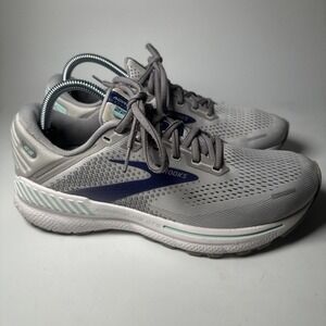 Brooks Adrenaline GTS 22 Womens Size 10.5 Narrow 2A Running Shoes Sneakers Gray